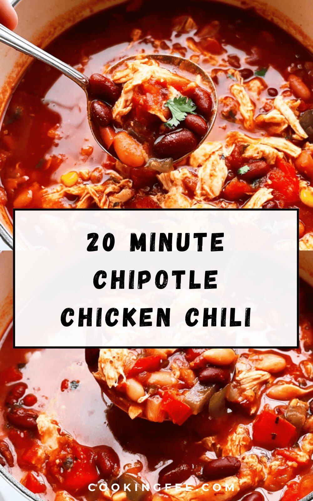 20 Minute Chipotle Chicken Chili