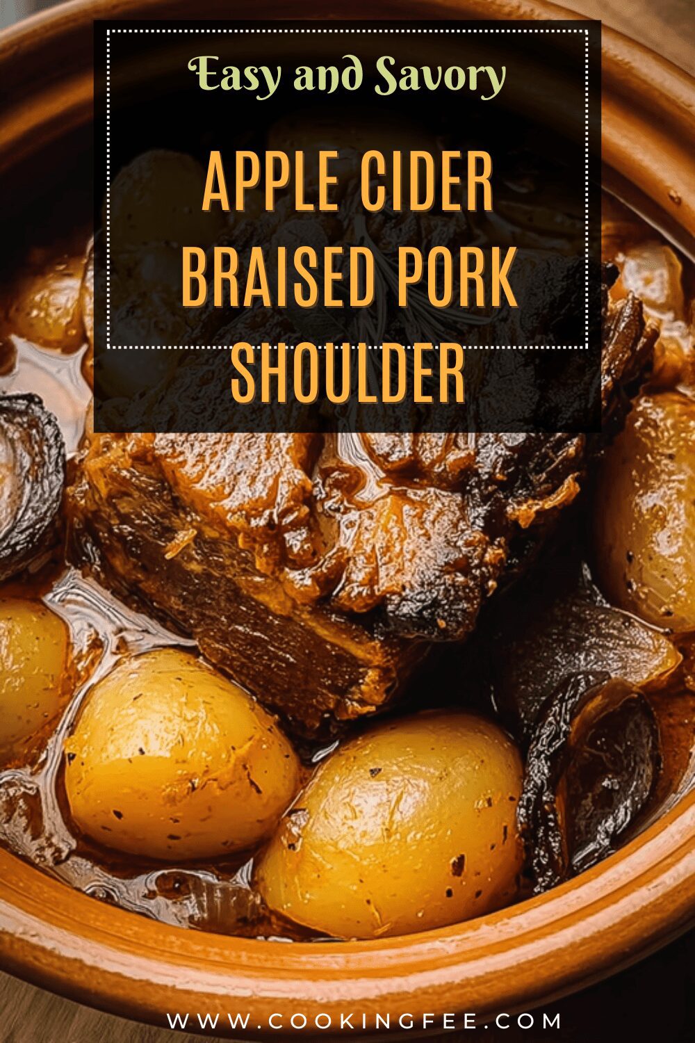 Apple Cider Braised Pork Shoulder