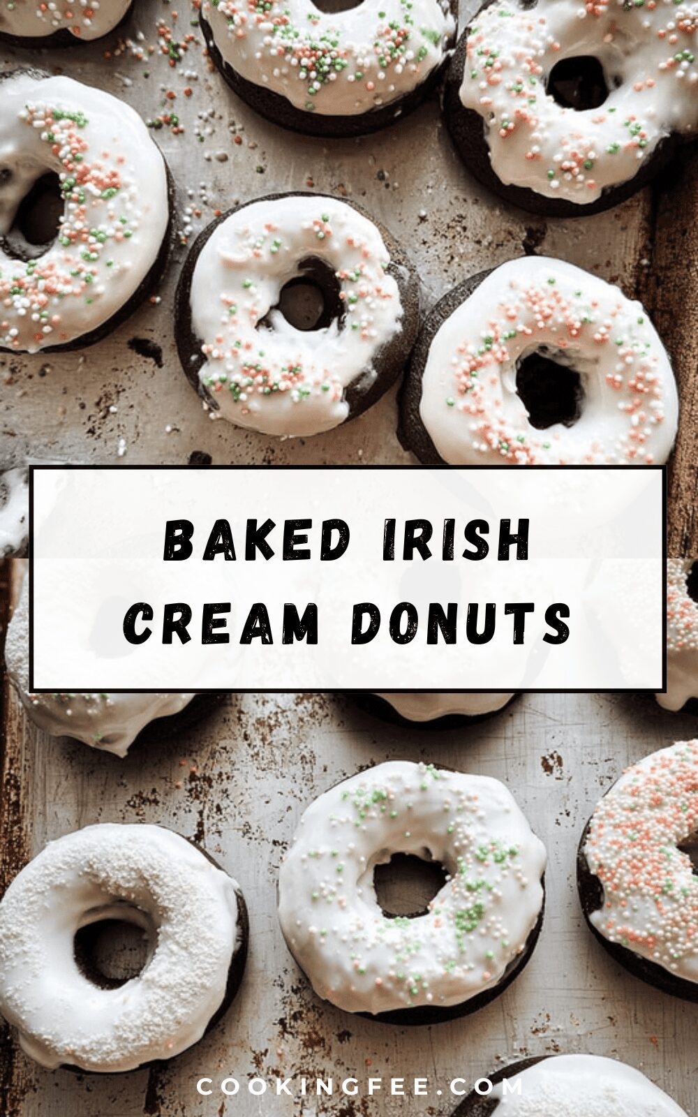 Baked Irish Cream Donuts