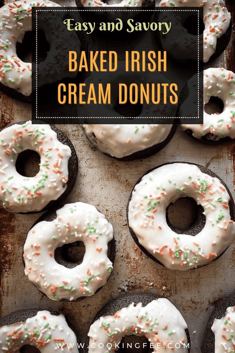 Baked Irish Cream Donuts