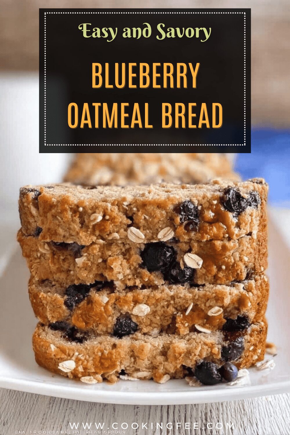 Blueberry Oatmeal Bread
