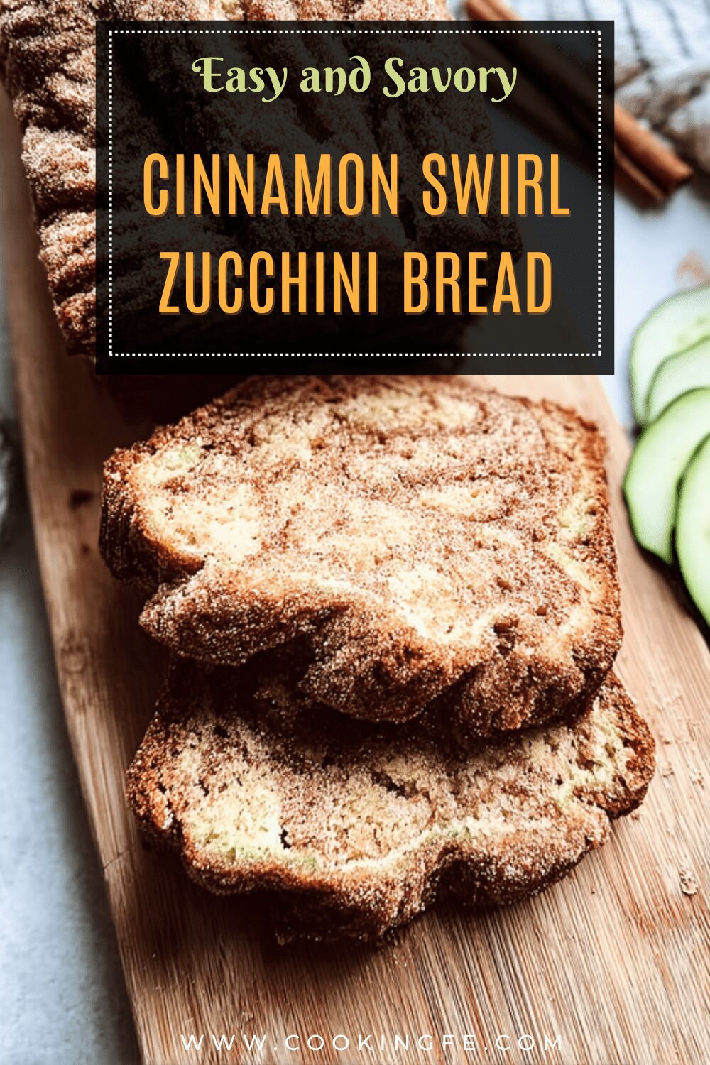 Cinnamon Swirl Zucchini Bread