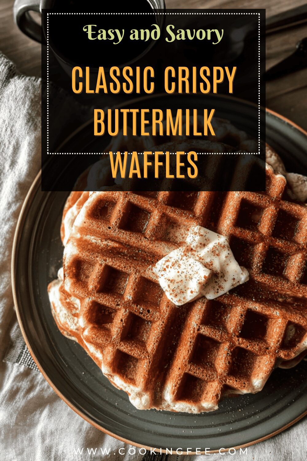 Classic Crispy Buttermilk Waffles
