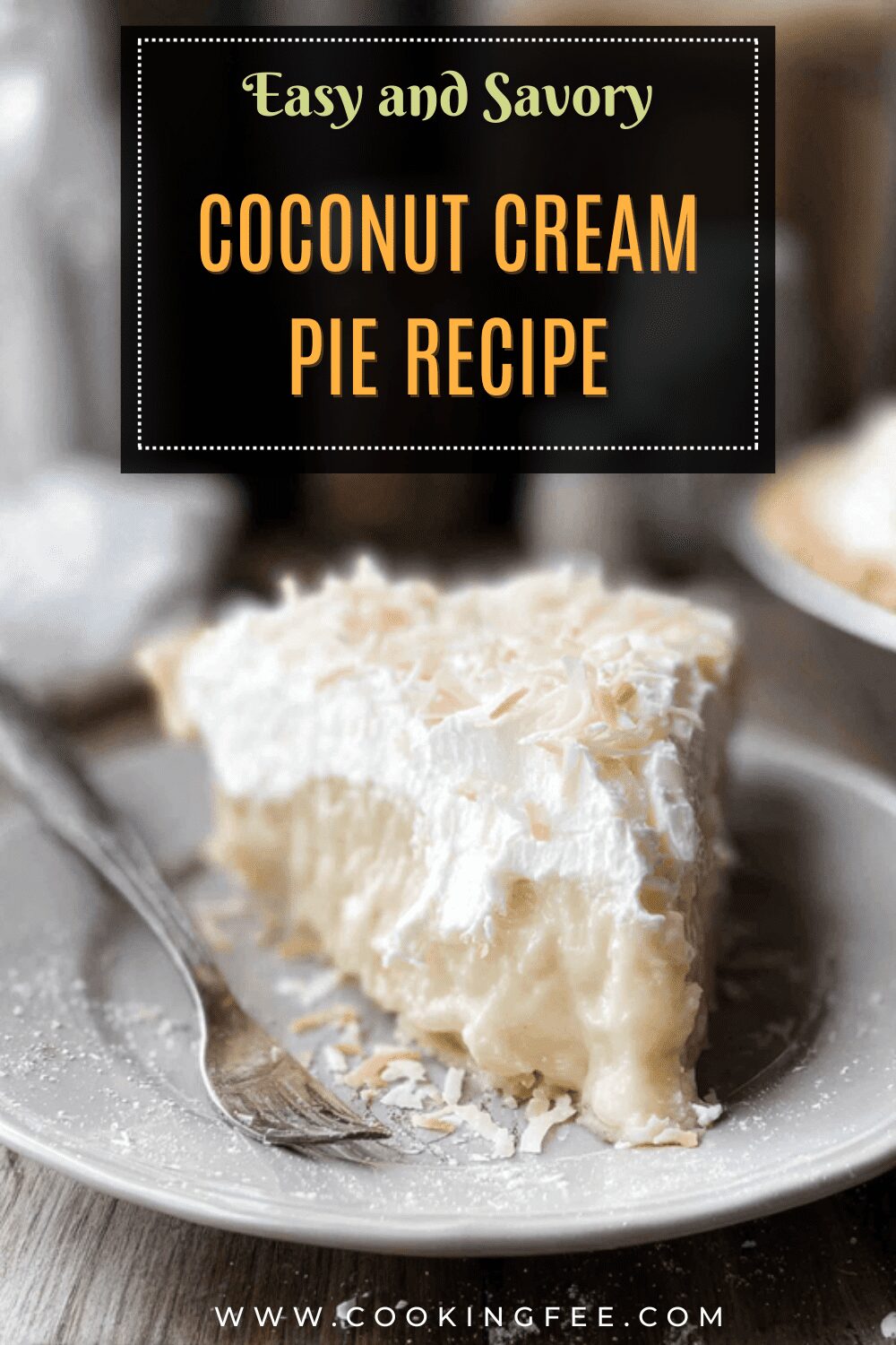Coconut Cream Pie Recipe