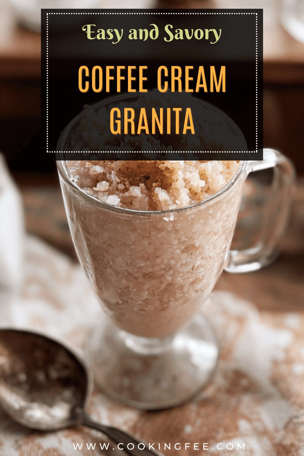 Coffee Cream Granita