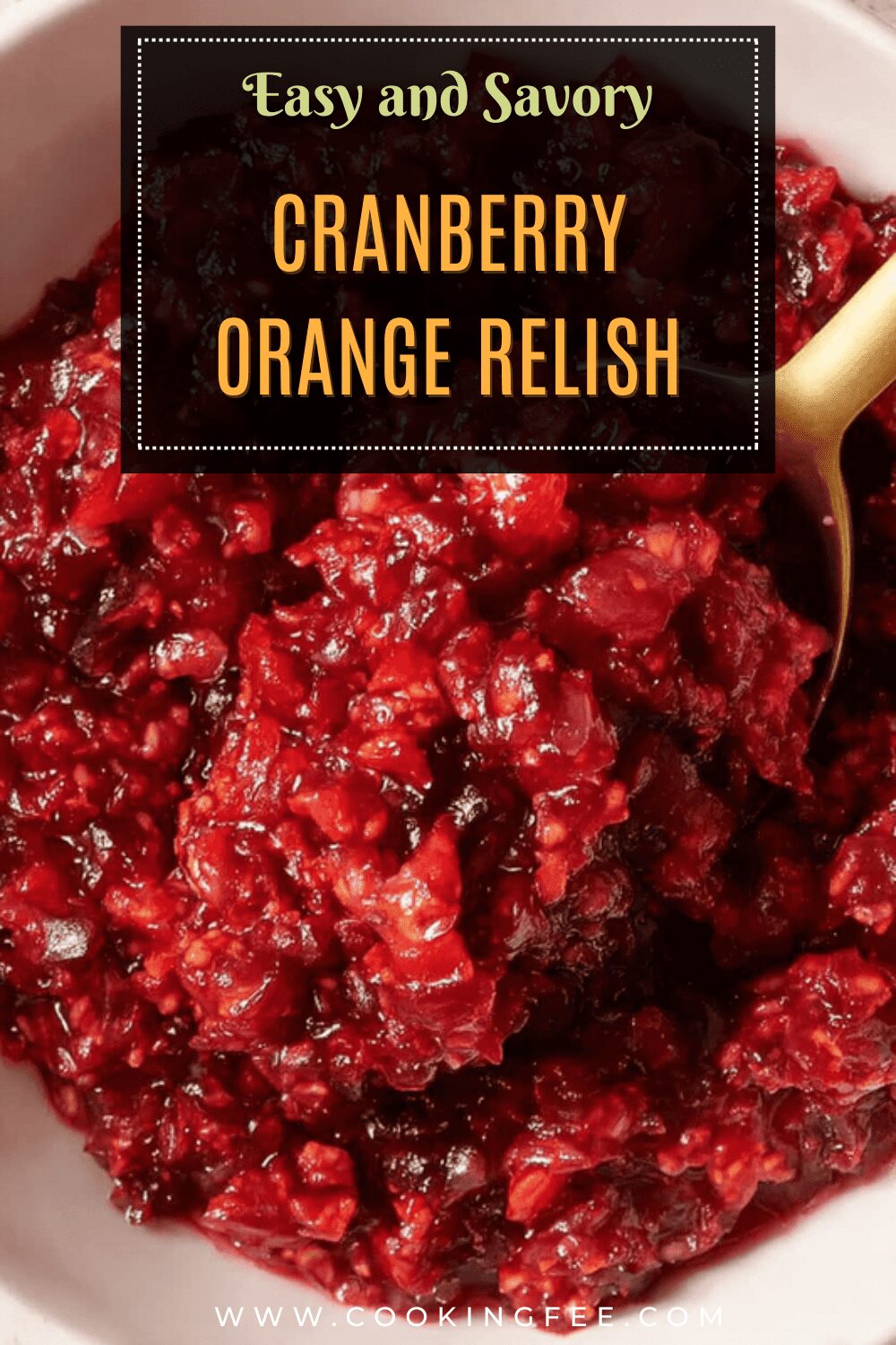 Cranberry Orange Relish