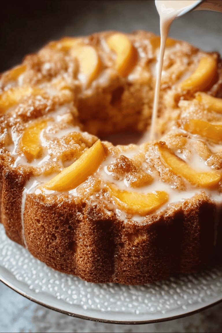 Cream Cheese Peach Cobbler Pound Cake 49.Png
