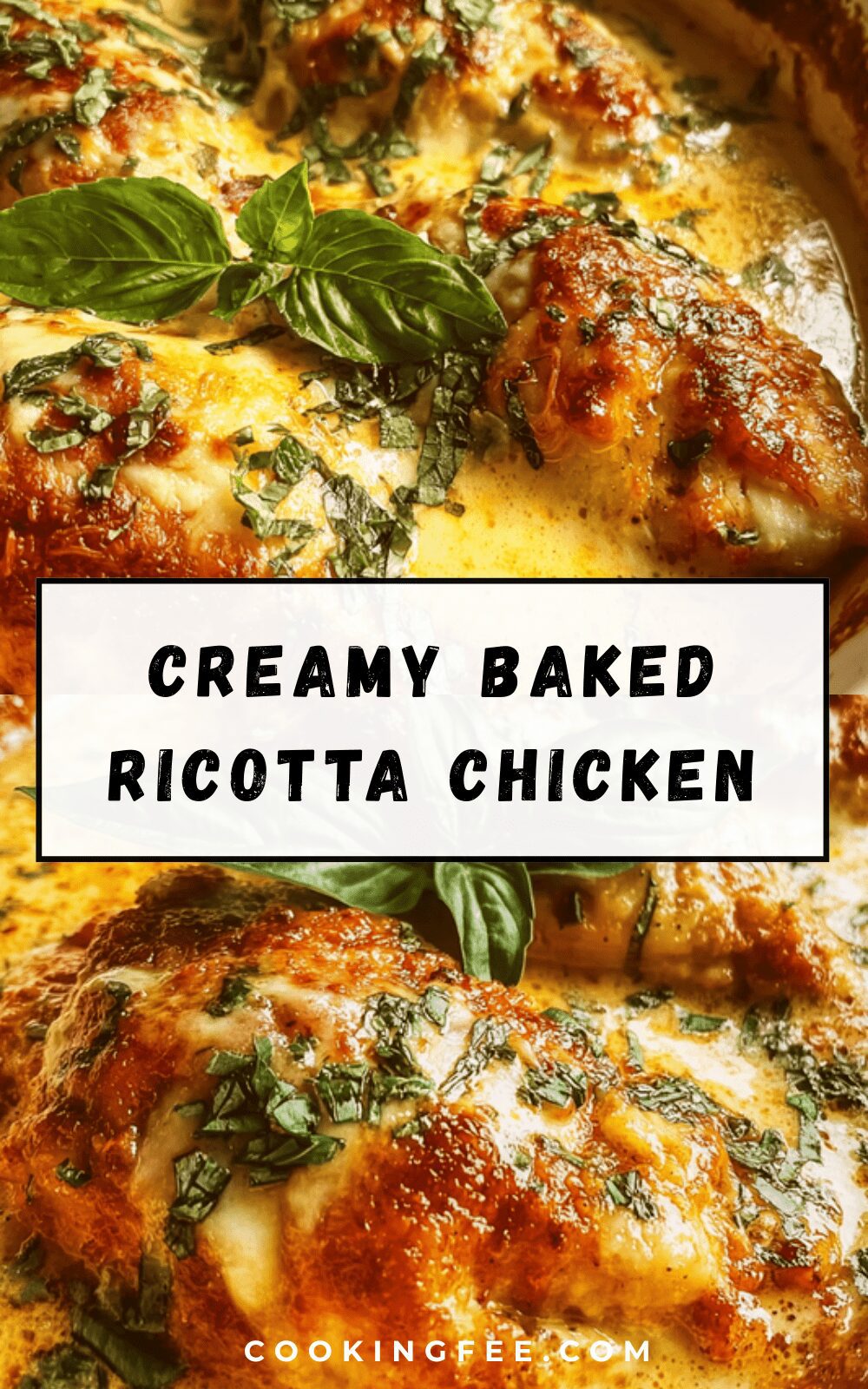 Creamy Baked Ricotta Chicken
