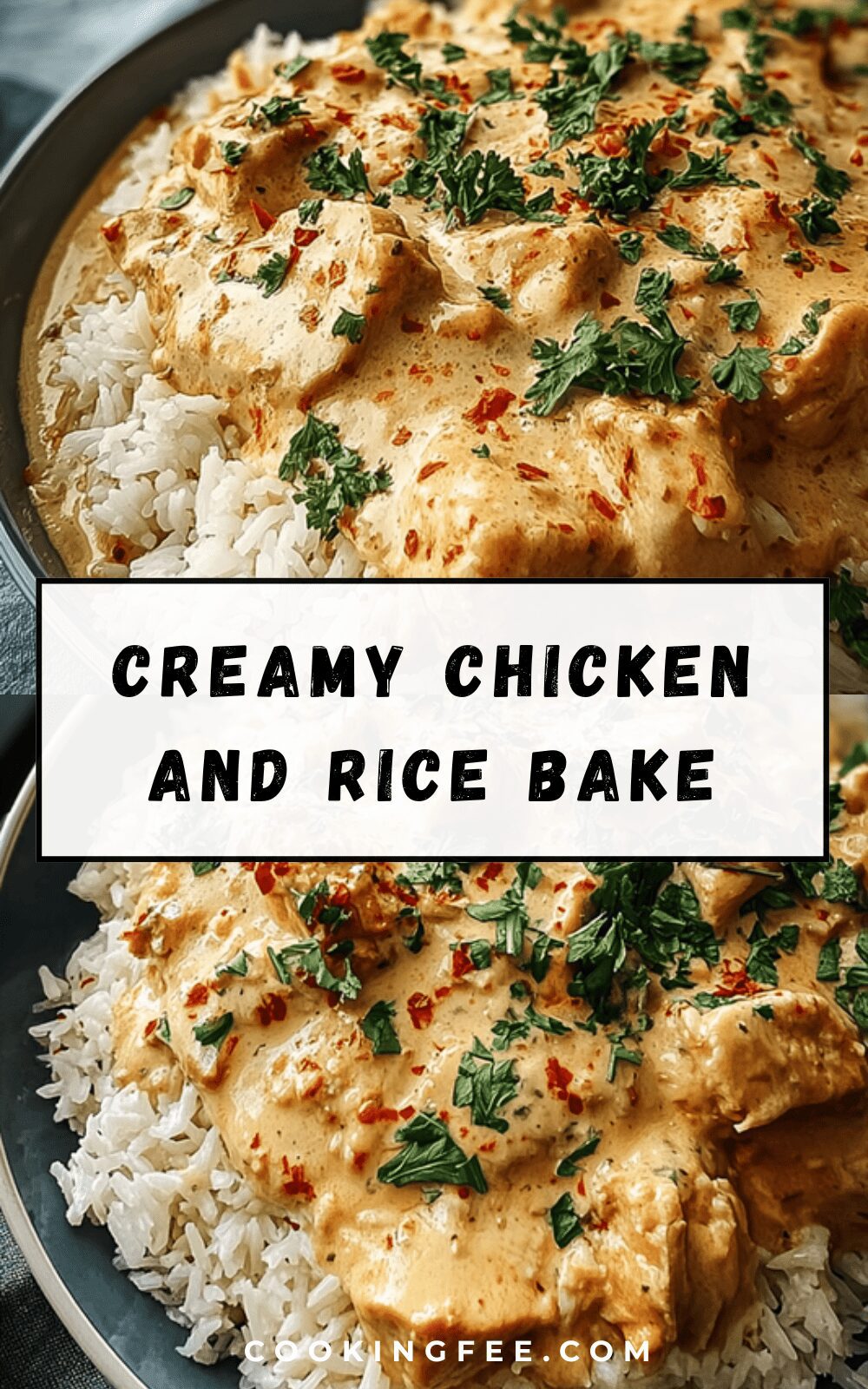 Creamy Chicken And Rice Bake