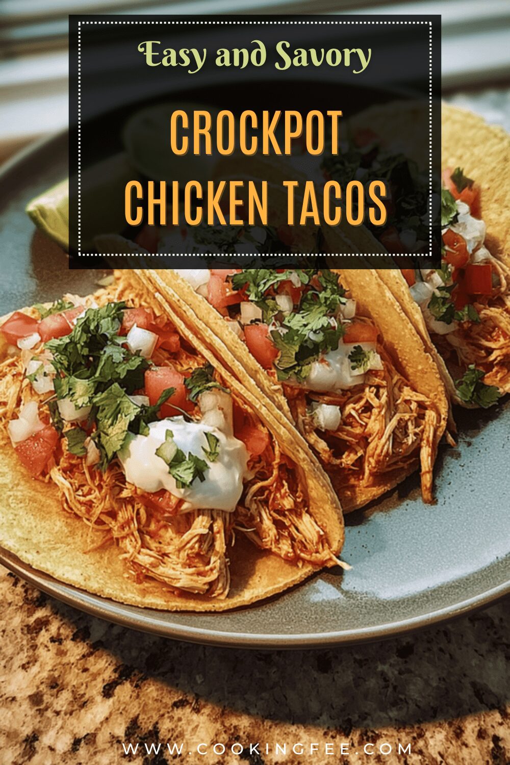 Crockpot Chicken Tacos