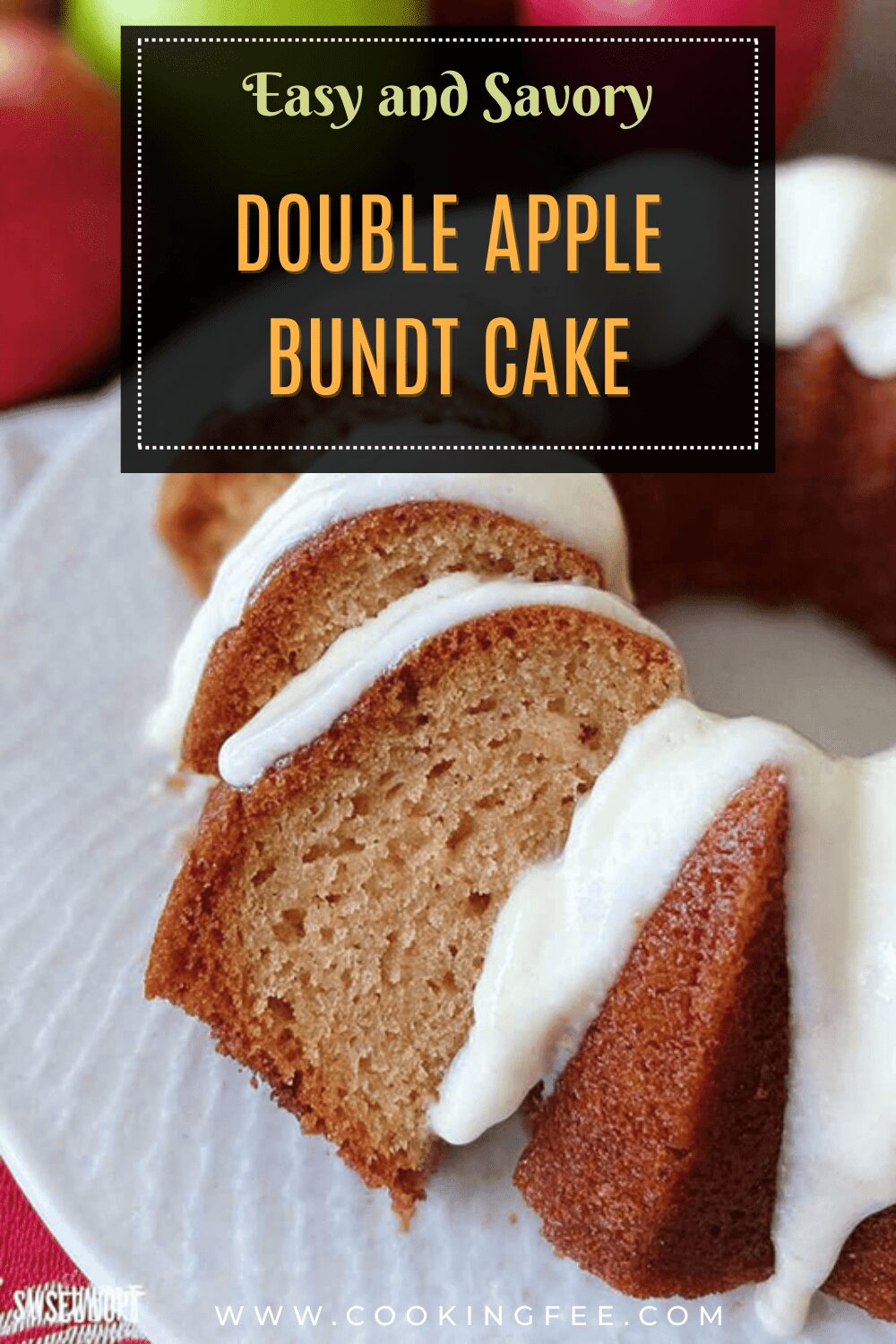 Double Apple Bundt Cake