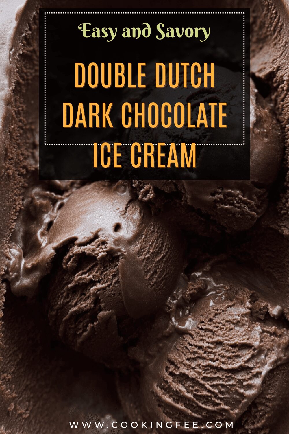 Double Dutch Dark Chocolate Ice Cream