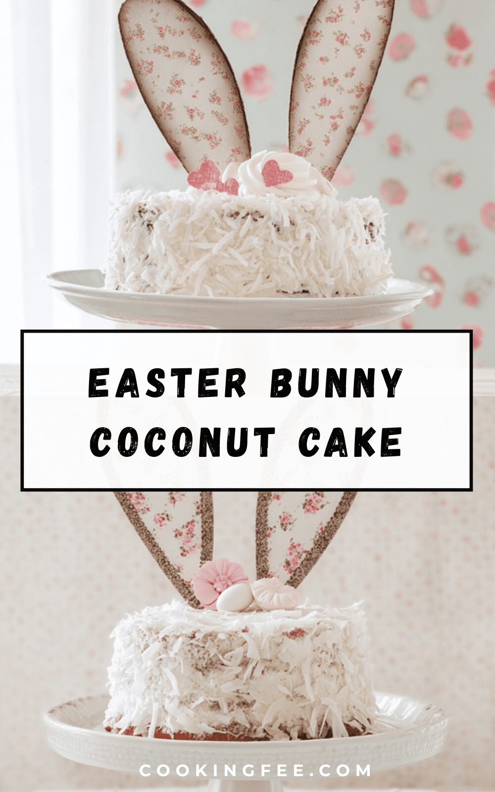Easter Bunny Coconut Cake