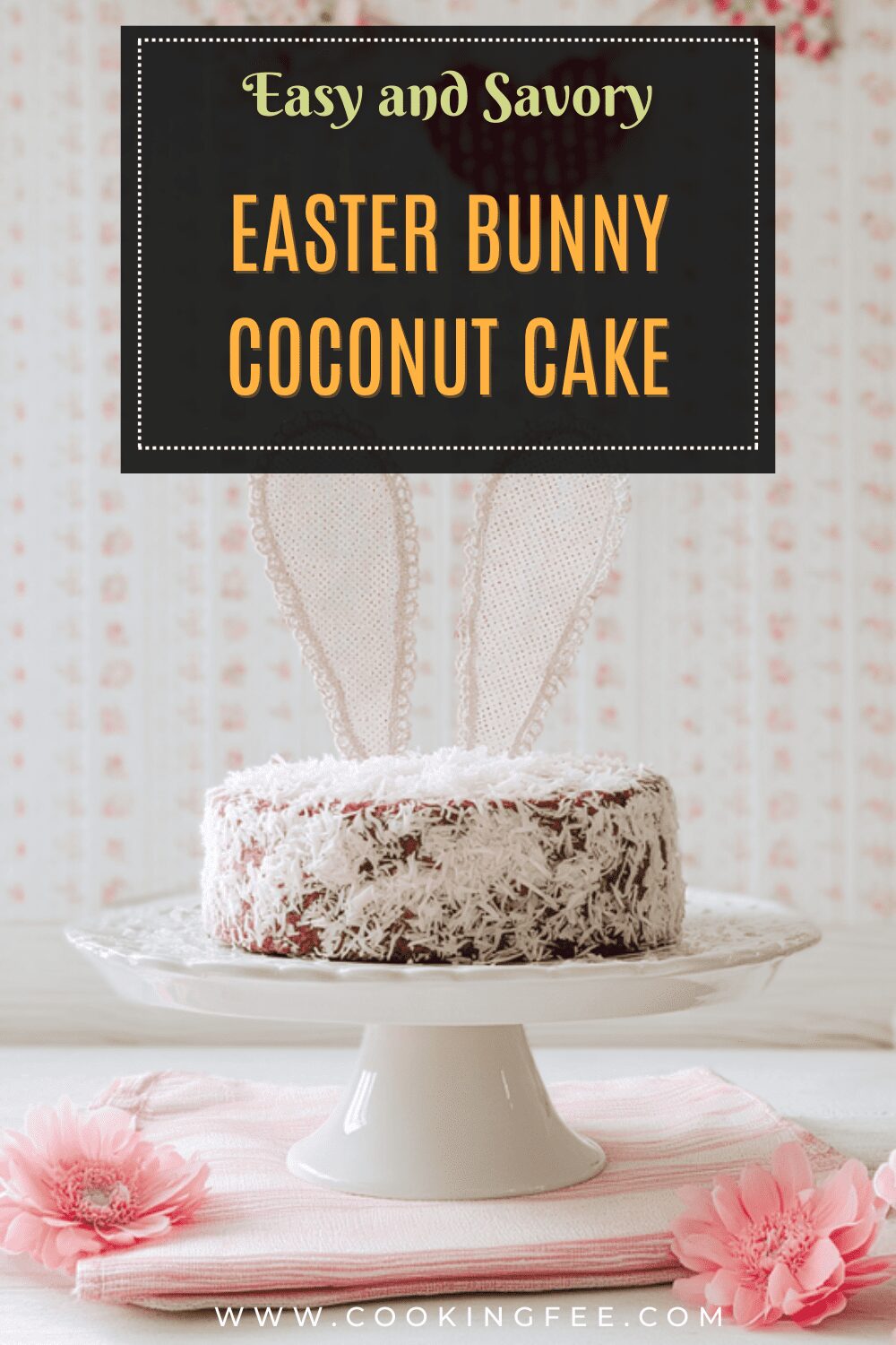Easter Bunny Coconut Cake