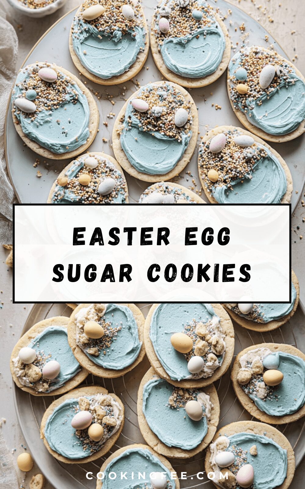 Easter Egg Sugar Cookies