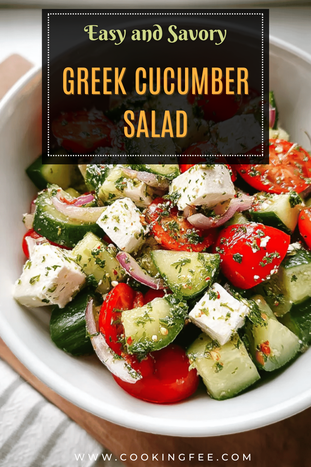Greek Cucumber Salad Simple Recipe Perfect For Any Occasion 7 Greek Cucumber Salad