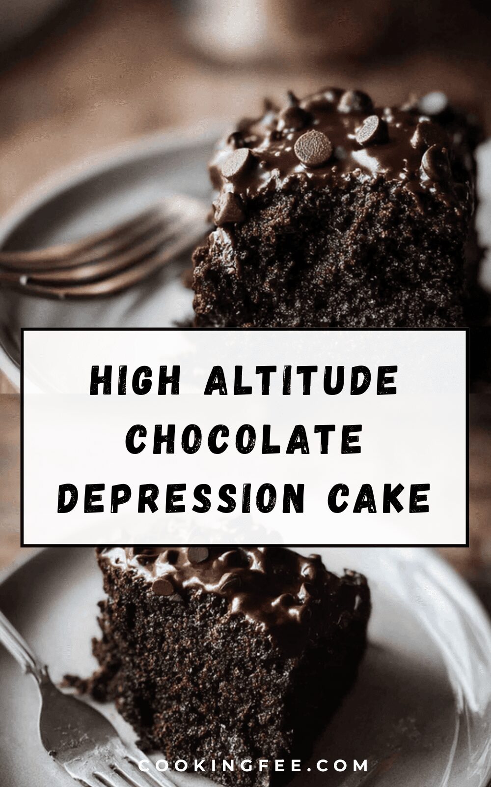 High Altitude Chocolate Depression Cake