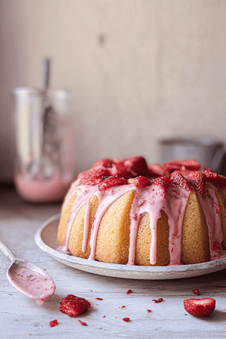 High Altitude Strawberry Bundt Cake 25.Png