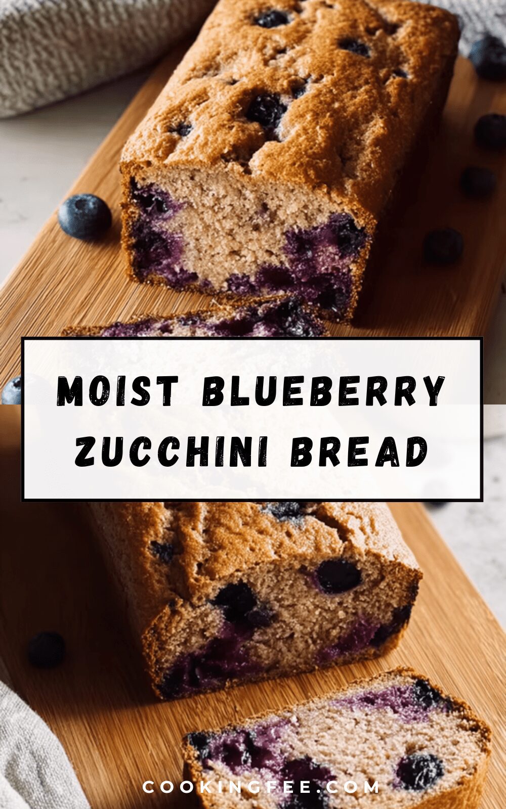 Moist Blueberry Zucchini Bread