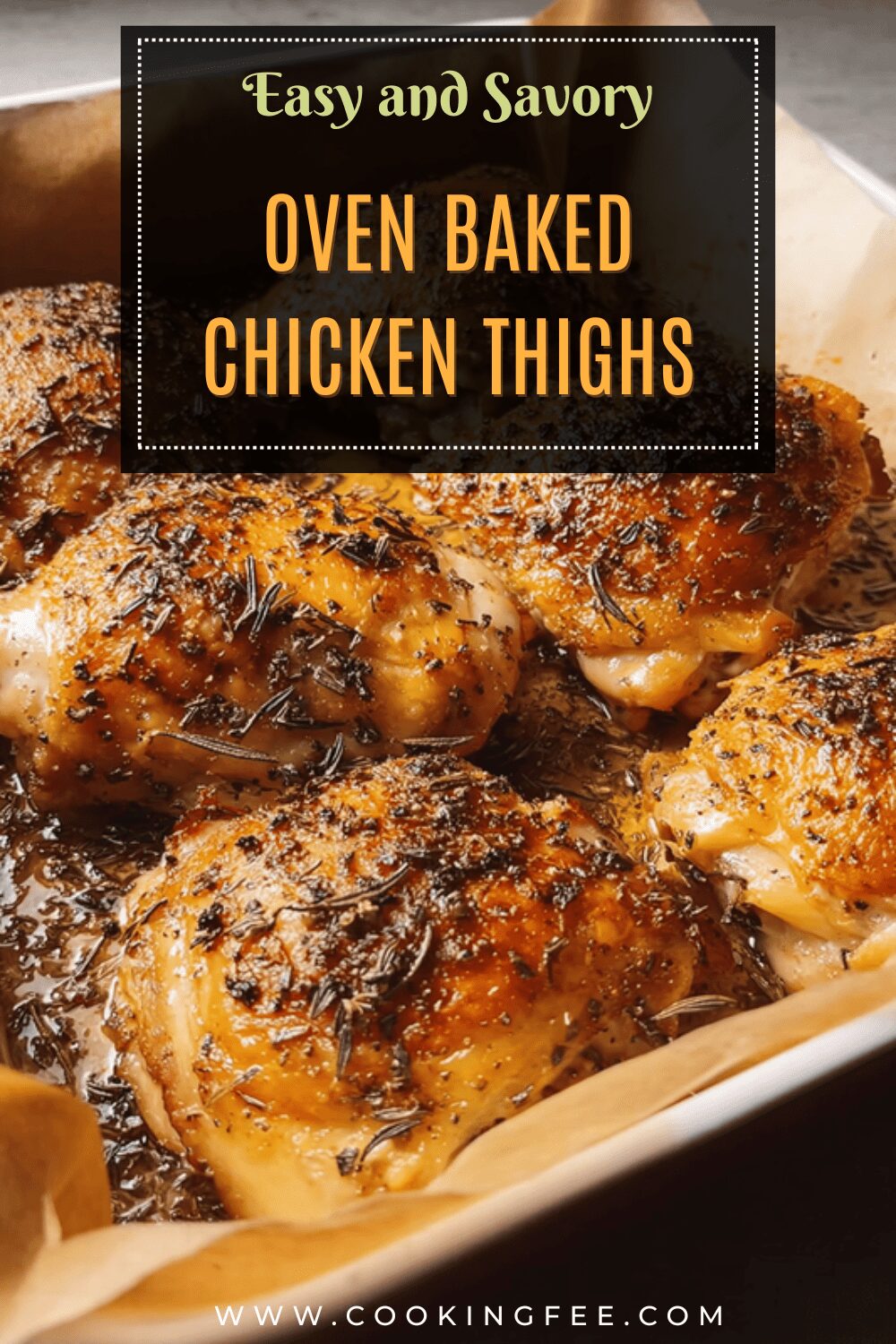Oven Baked Chicken Thighs