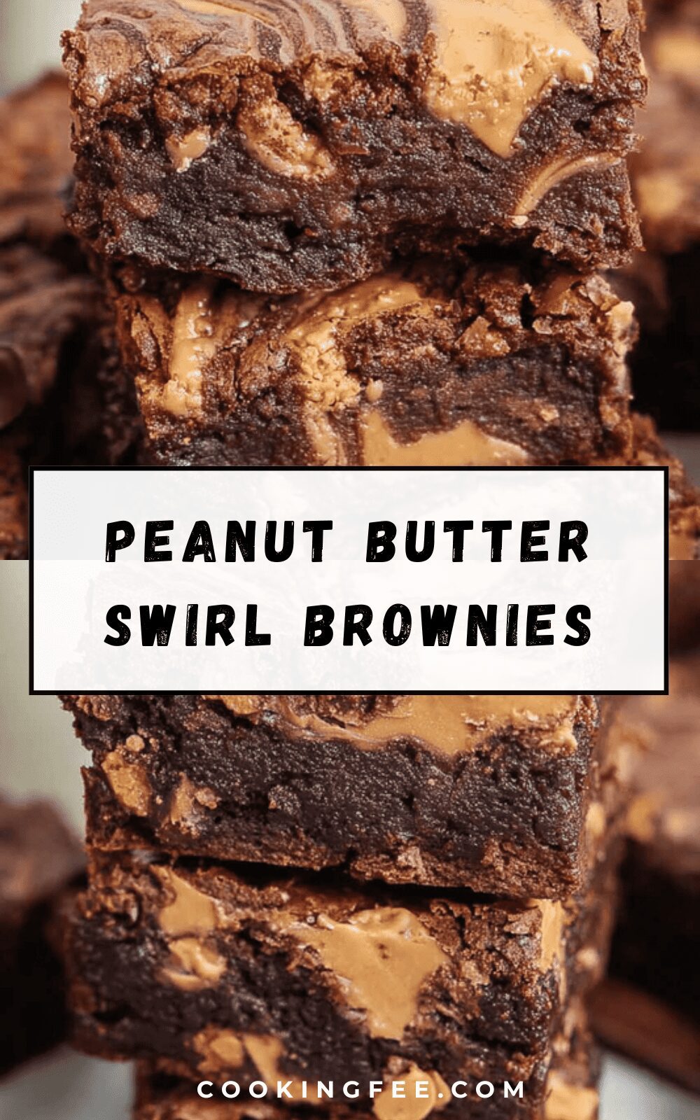 Peanut Butter Swirl Brownies