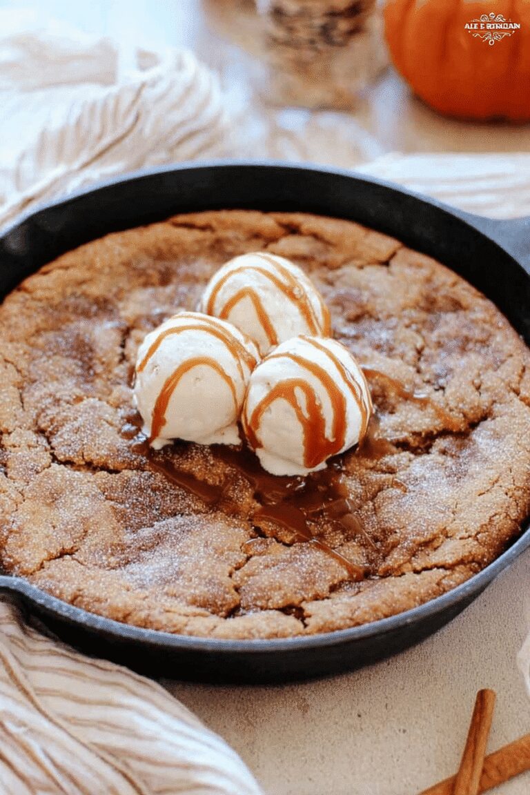 Pumpkin Snickerdoodle Skillet Cookie 31.Png