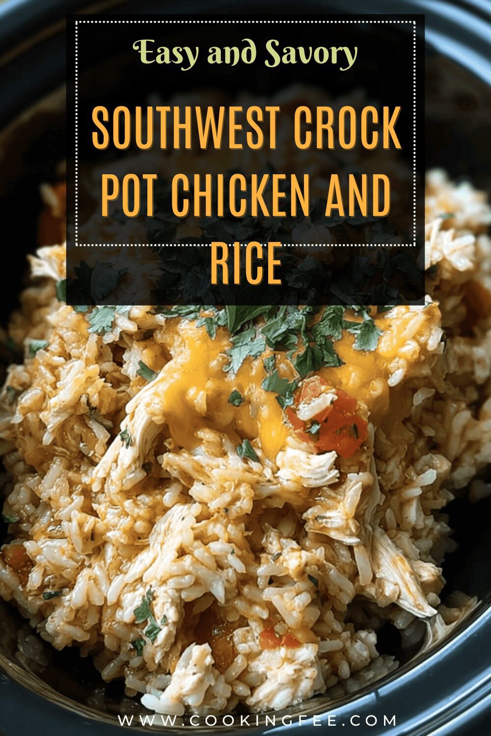 Southwest Crock Pot Chicken And Rice