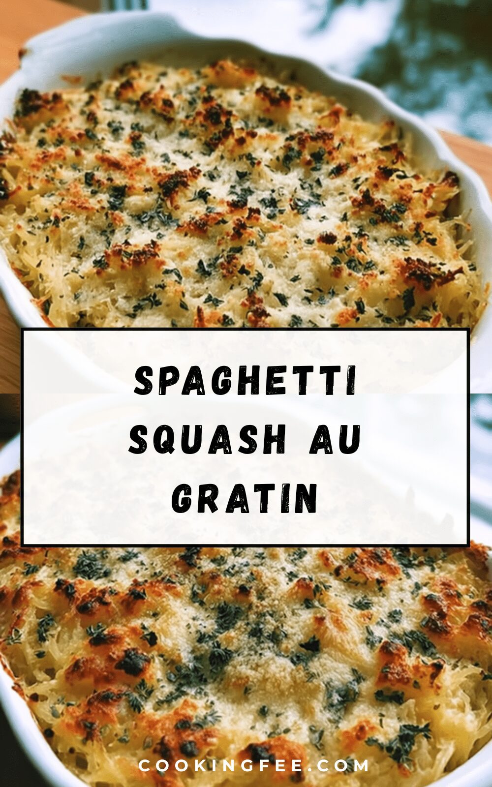 Spaghetti Squash Au Gratin