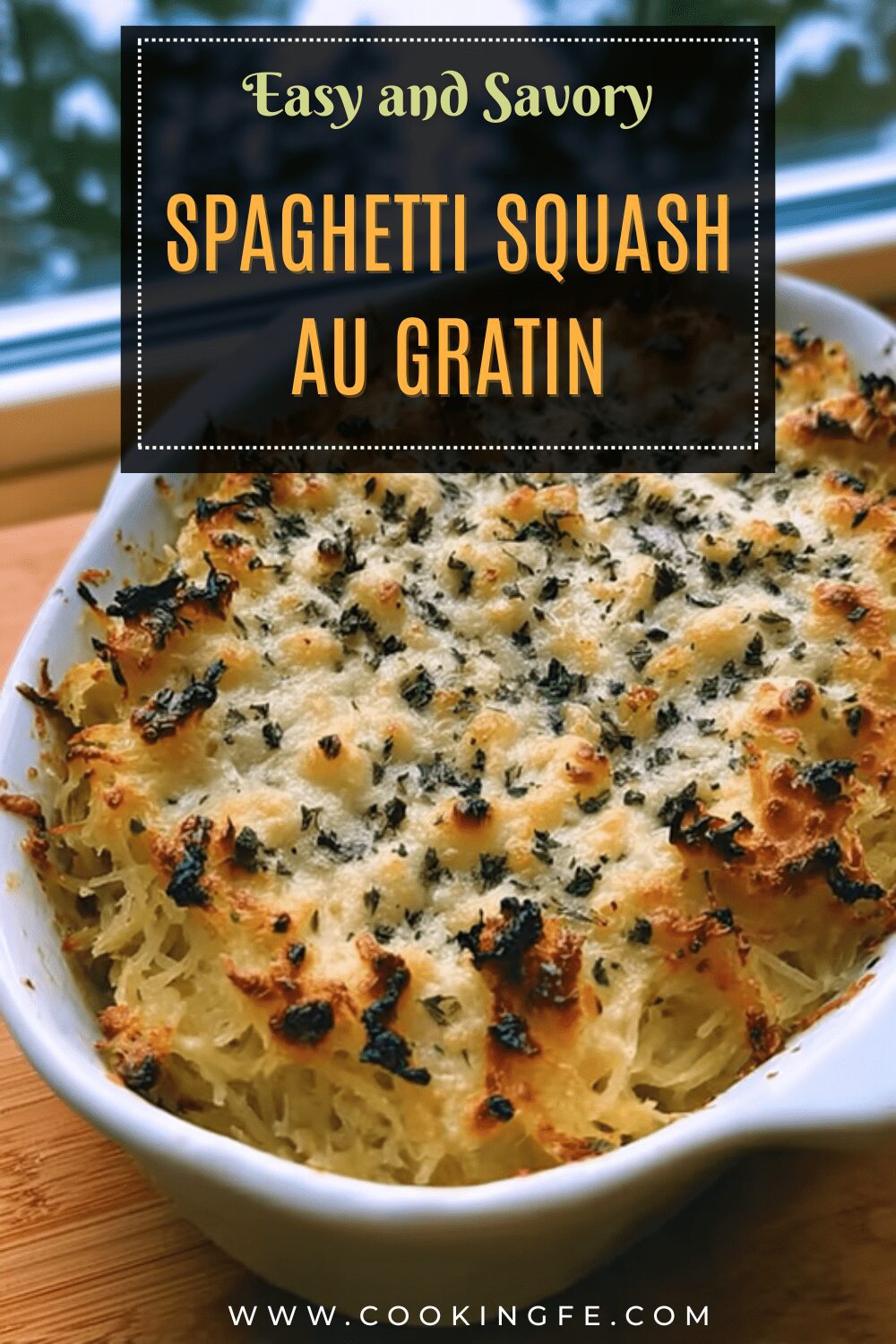 Spaghetti Squash Au Gratin