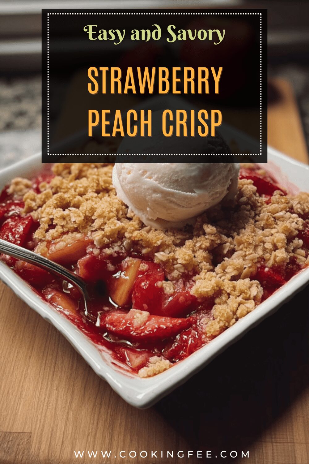 Strawberry Peach Crisp
