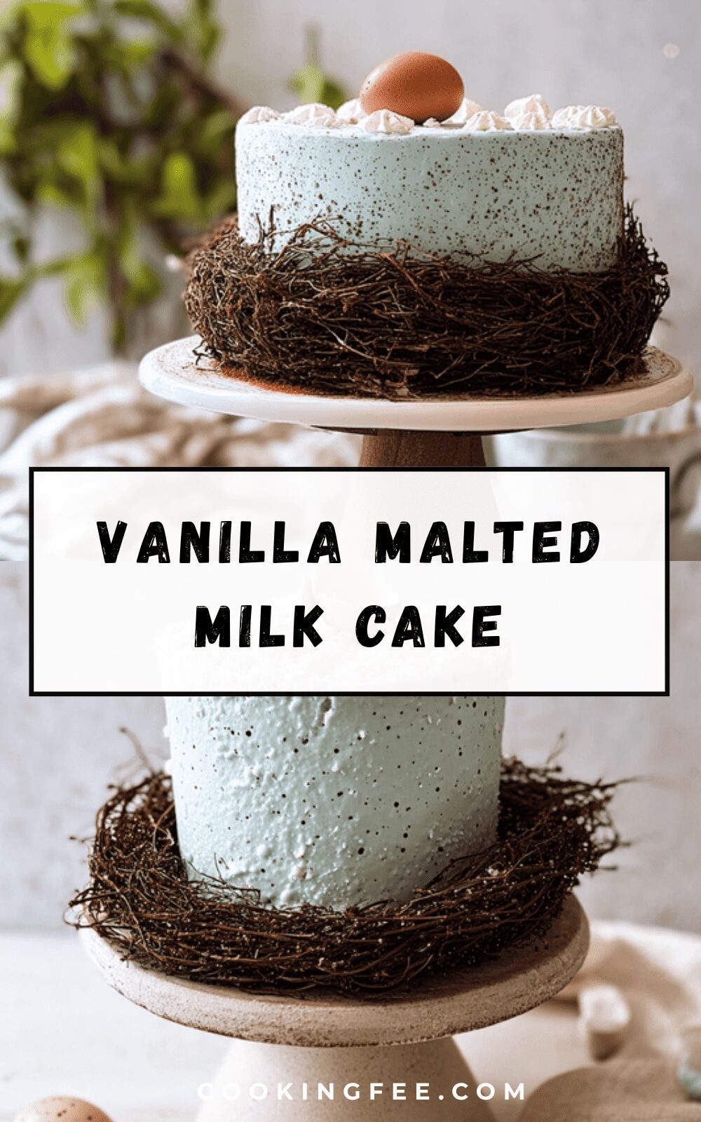 Vanilla Malted Milk Cake