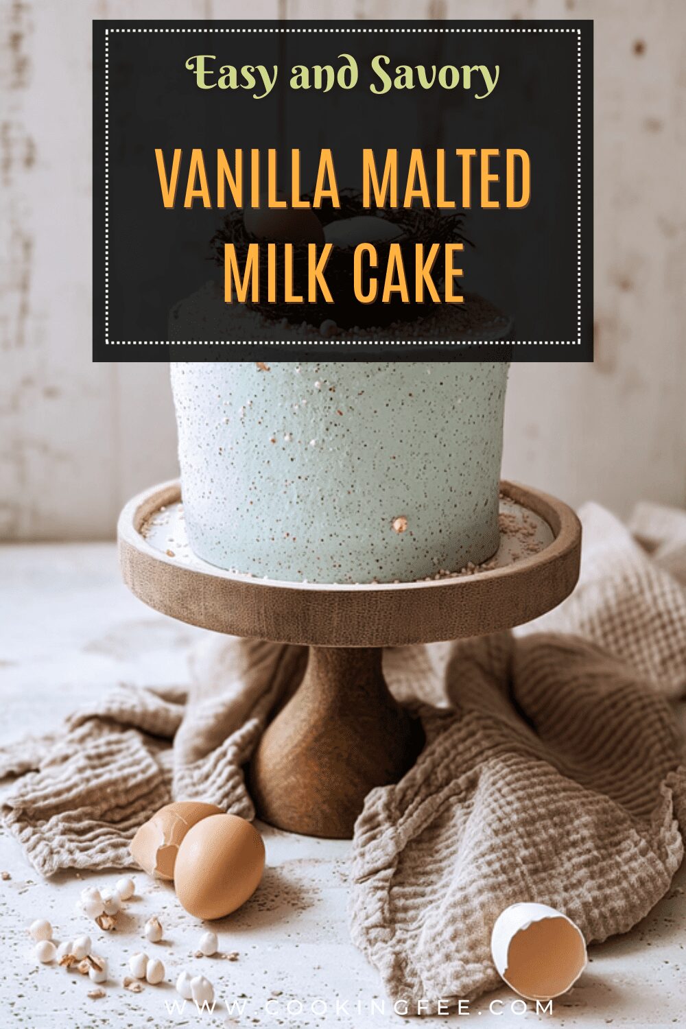 Vanilla Malted Milk Cake