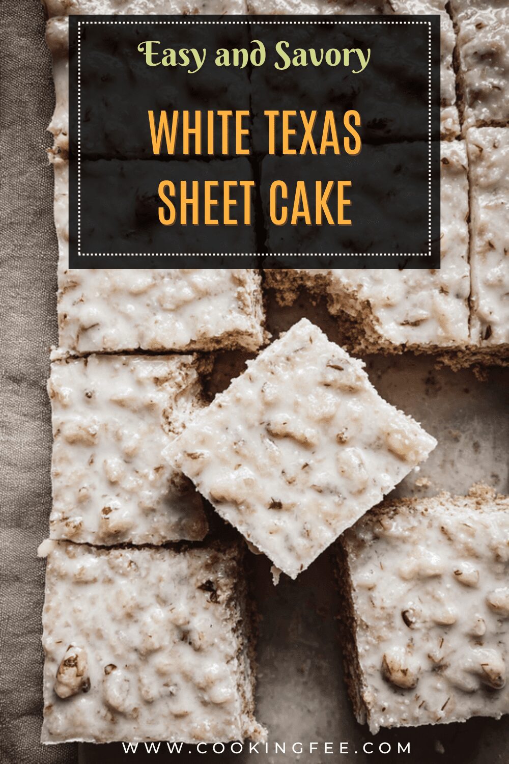 White Texas Sheet Cake