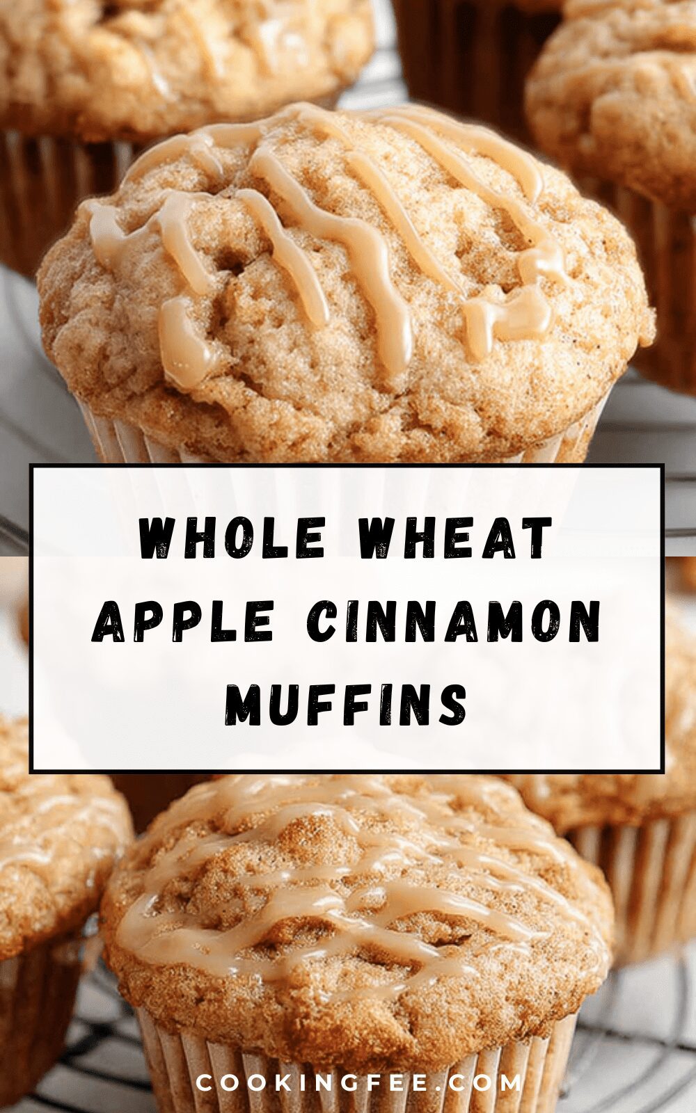 Whole Wheat Apple Cinnamon Muffins