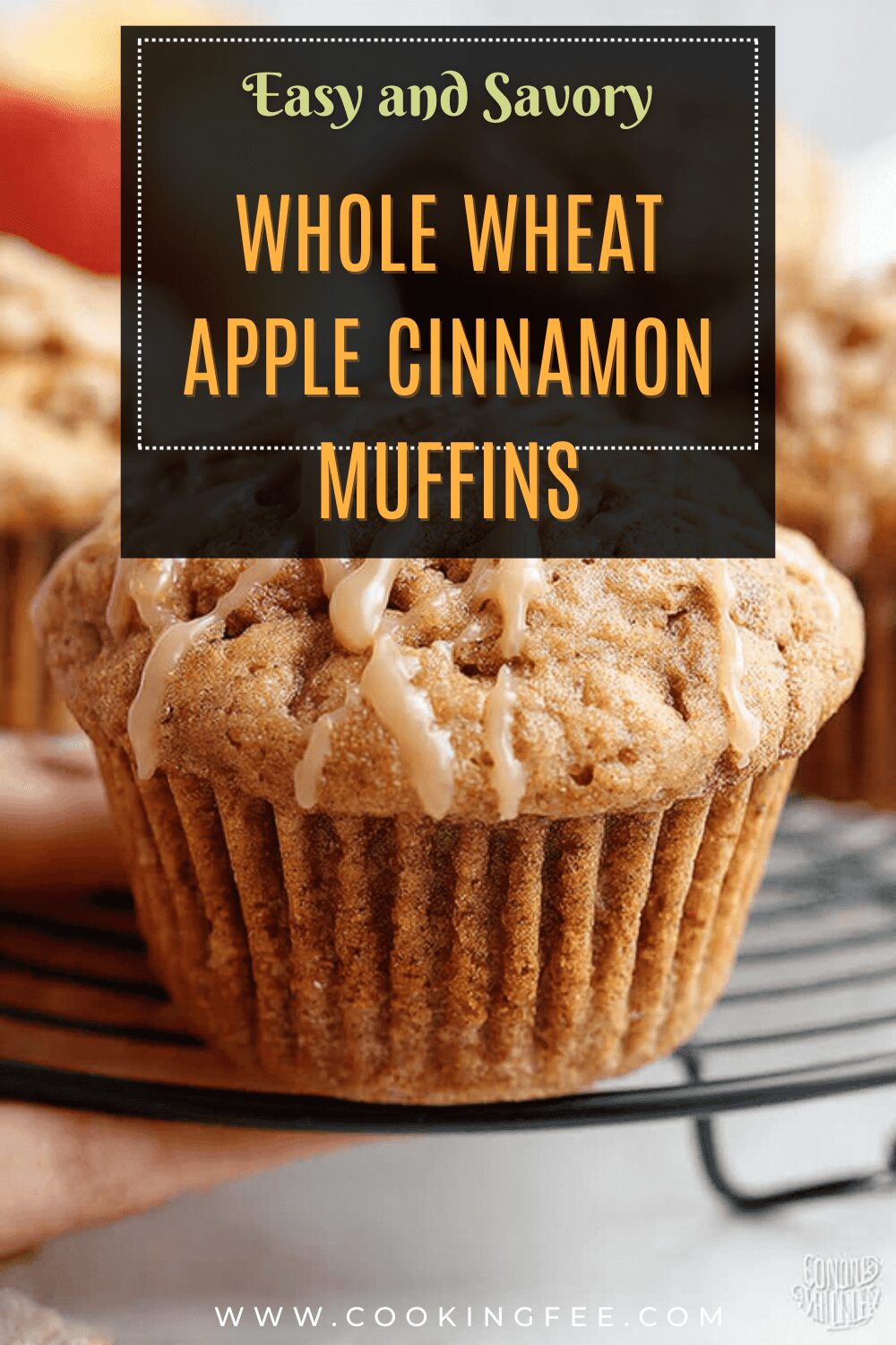 Whole Wheat Apple Cinnamon Muffins