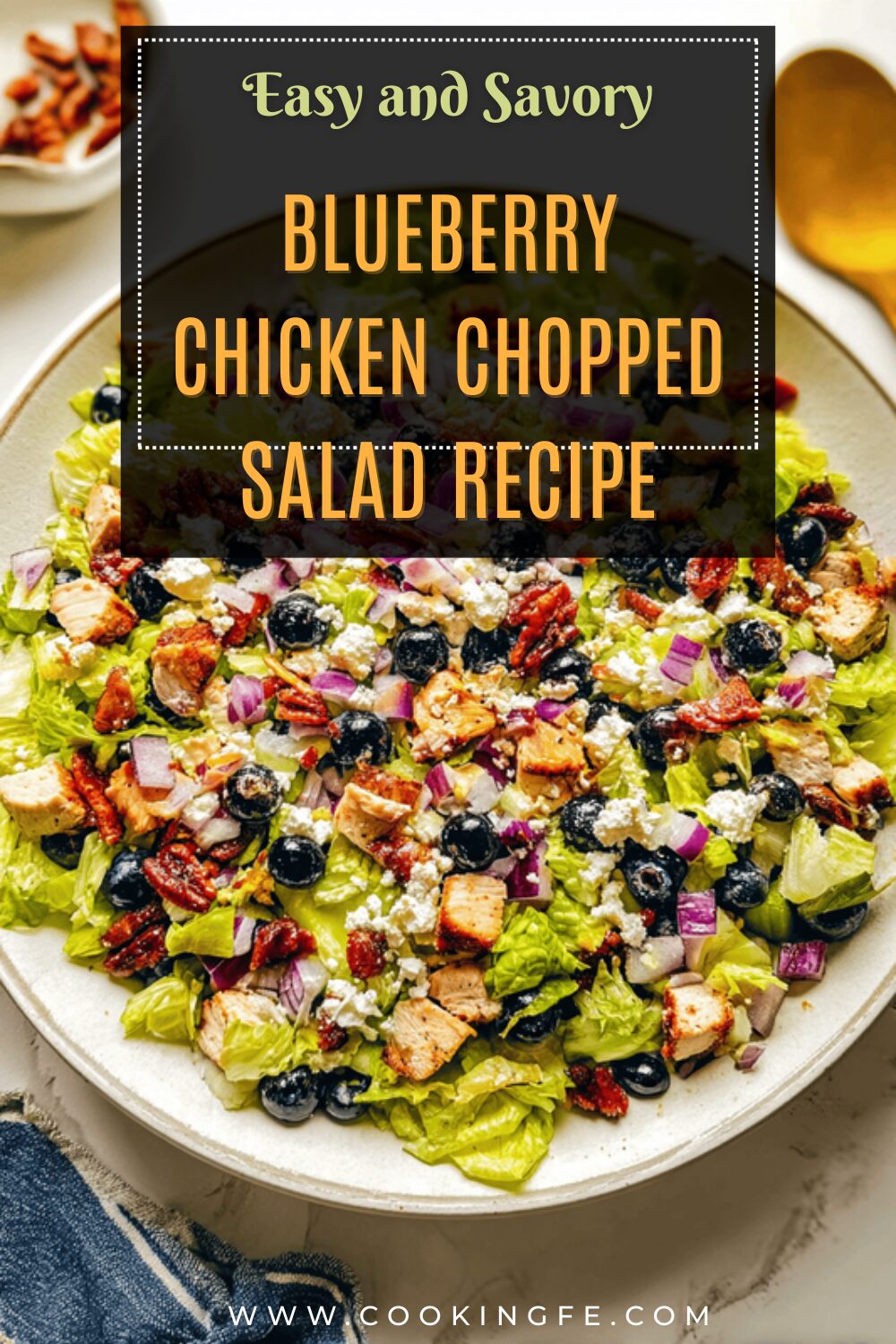 Blueberry Chicken Chopped Salad Recipe