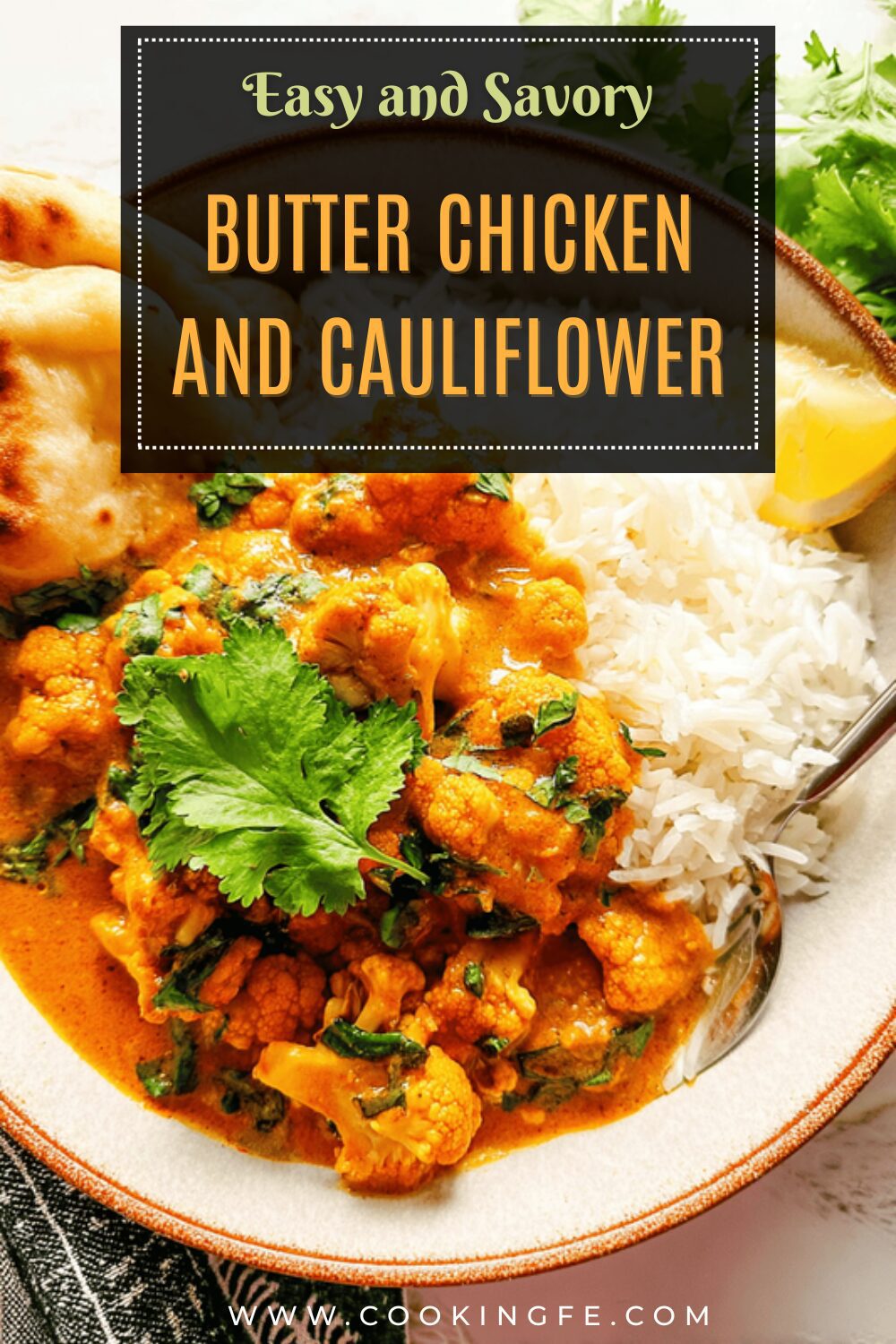Butter Chicken And Cauliflower