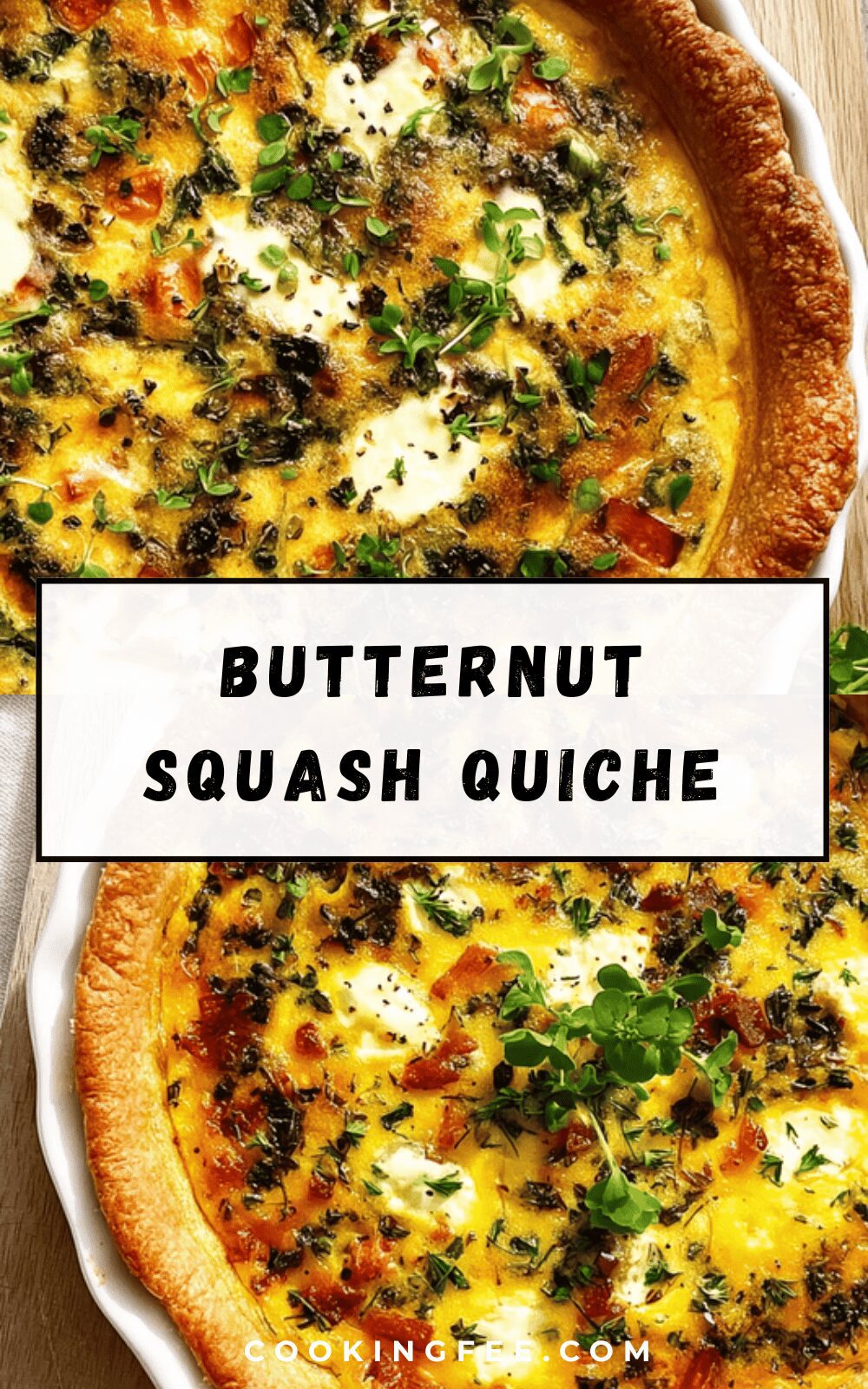 Butternut Squash Quiche