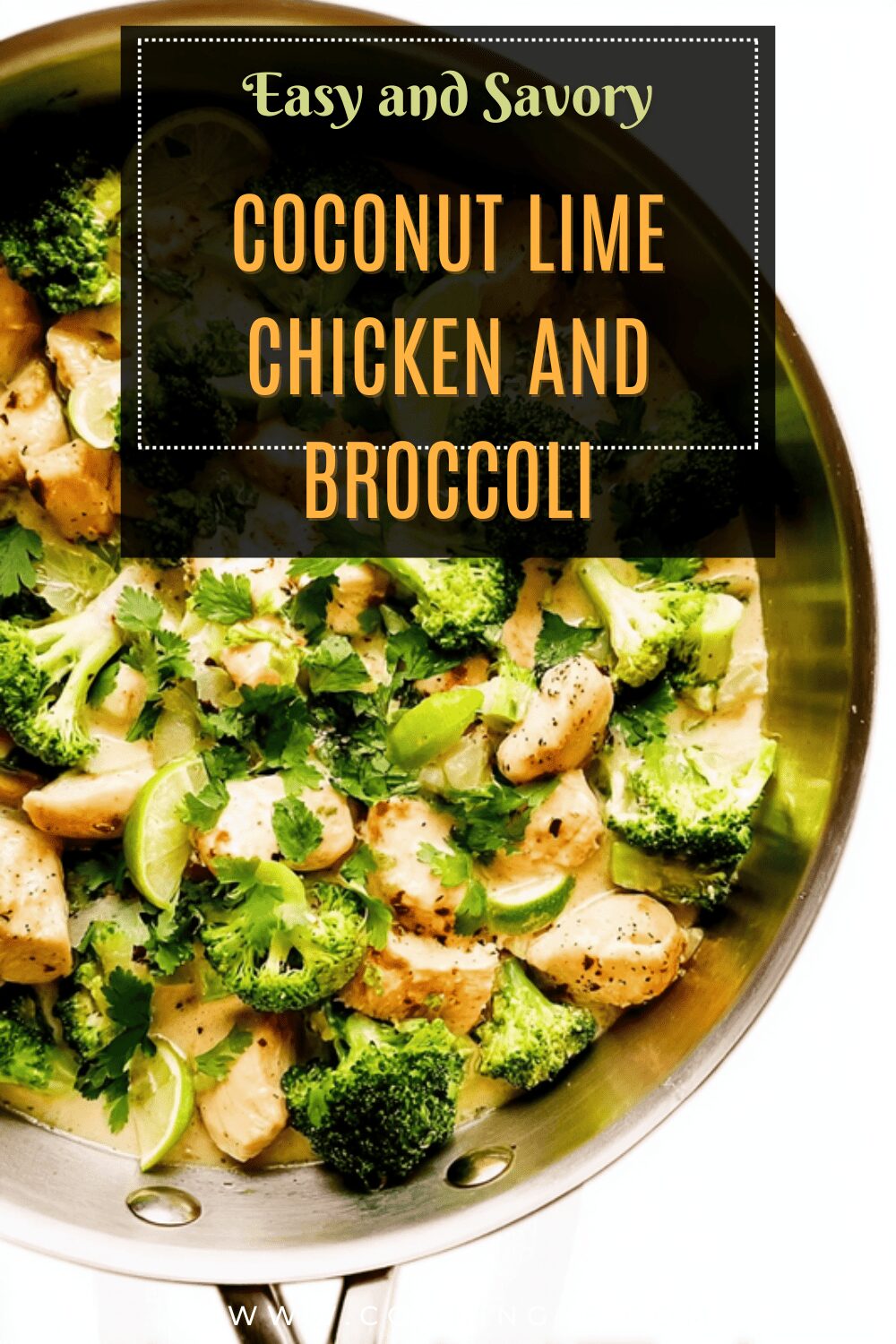 Coconut Lime Chicken And Broccoli