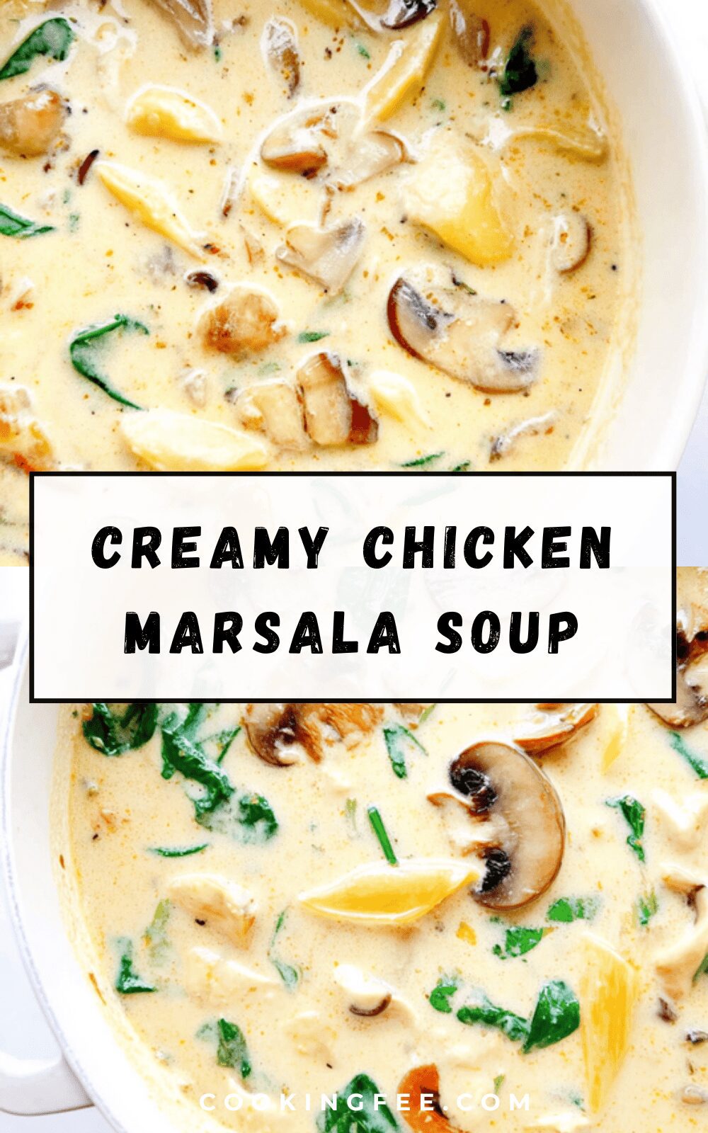 Creamy Chicken Marsala Soup