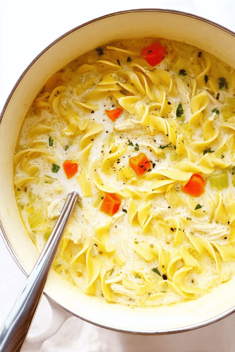Creamy Lemon Chicken Noodle Soup 34.Png
