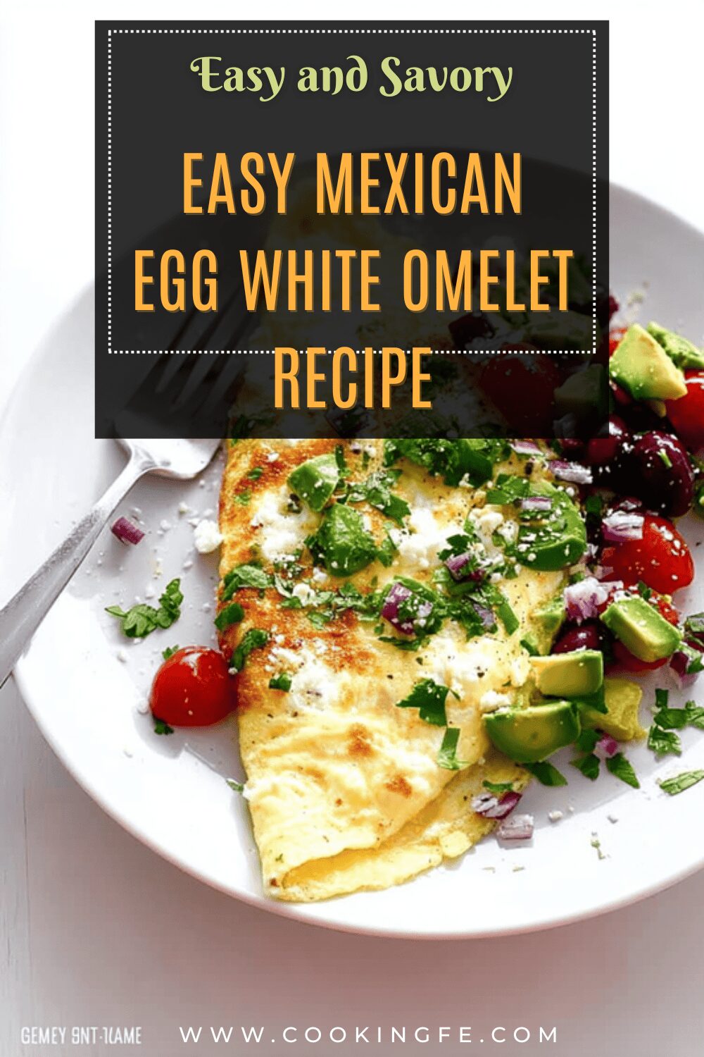Easy Mexican Egg White Omelet Recipe