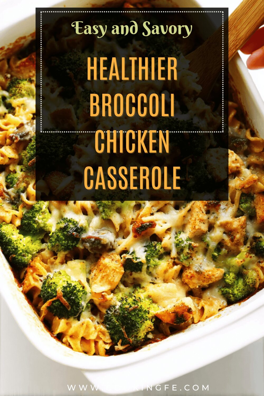 Healthier Broccoli Chicken Casserole