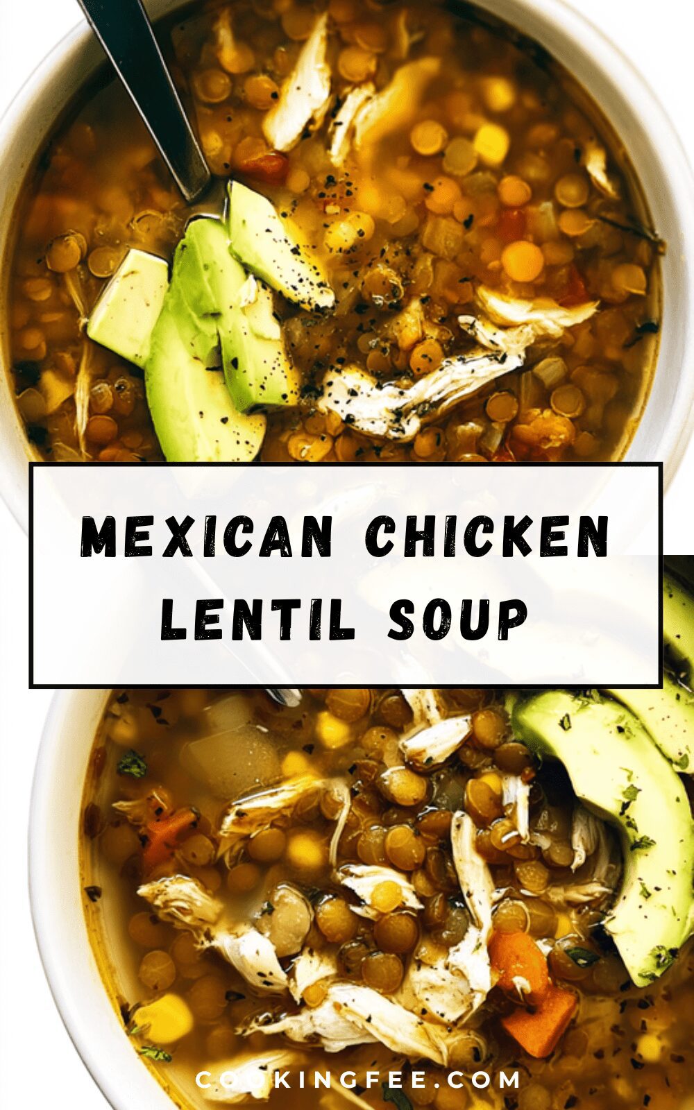 Mexican Chicken Lentil Soup