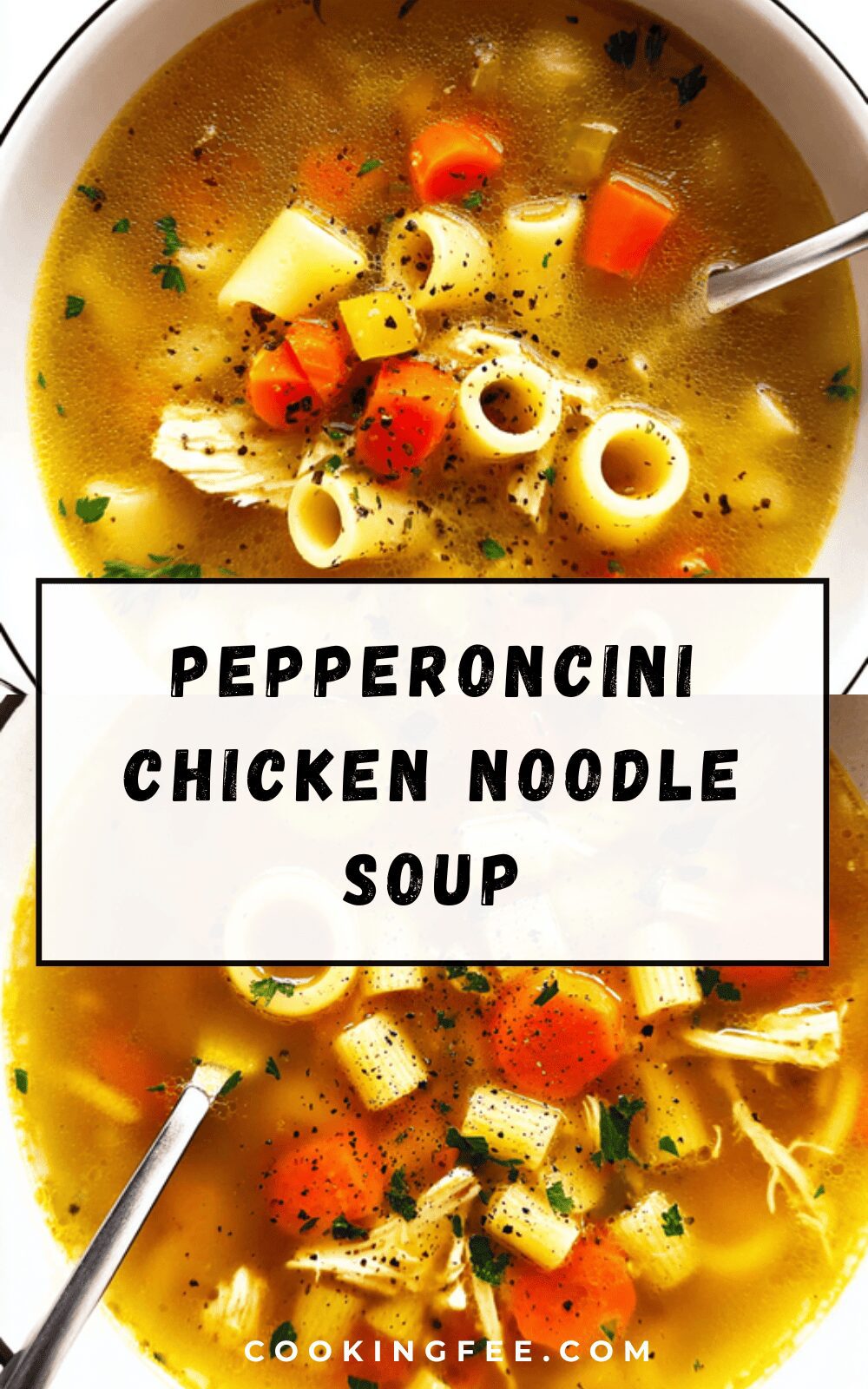Pepperoncini Chicken Noodle Soup
