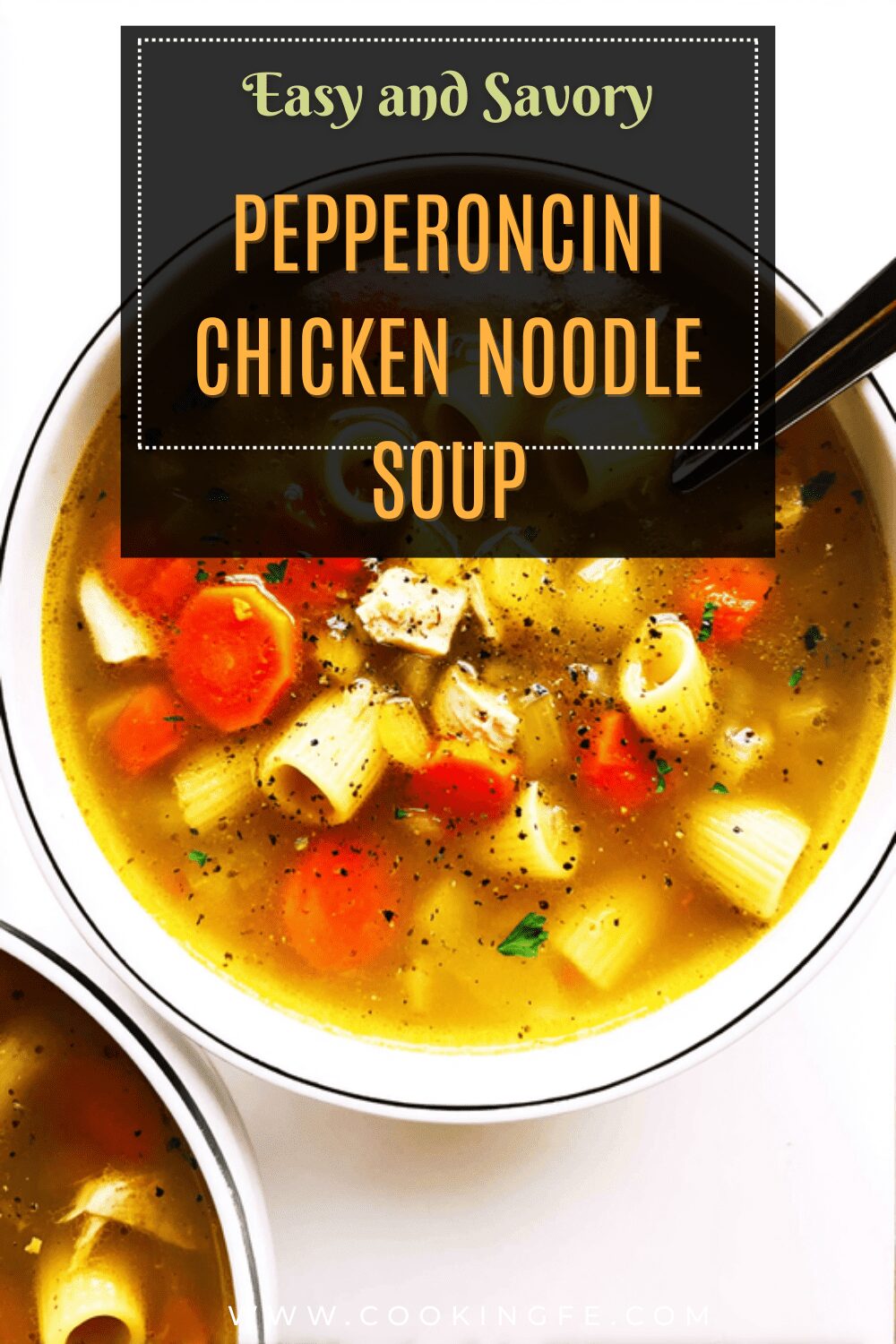 Pepperoncini Chicken Noodle Soup