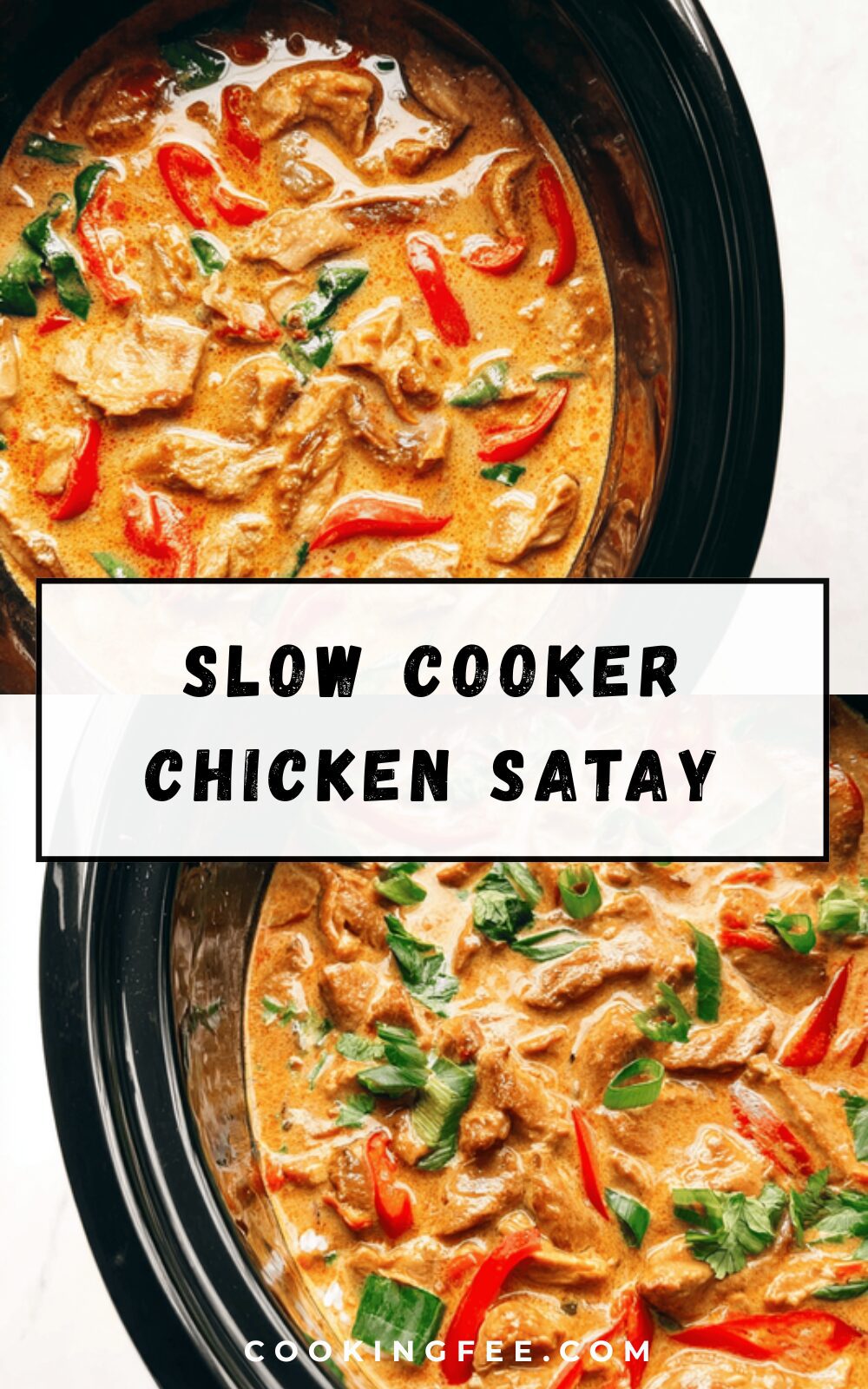 Slow Cooker Chicken Satay