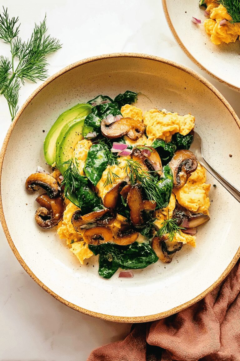 Spinach Mushroom Egg Scramble 55.Png