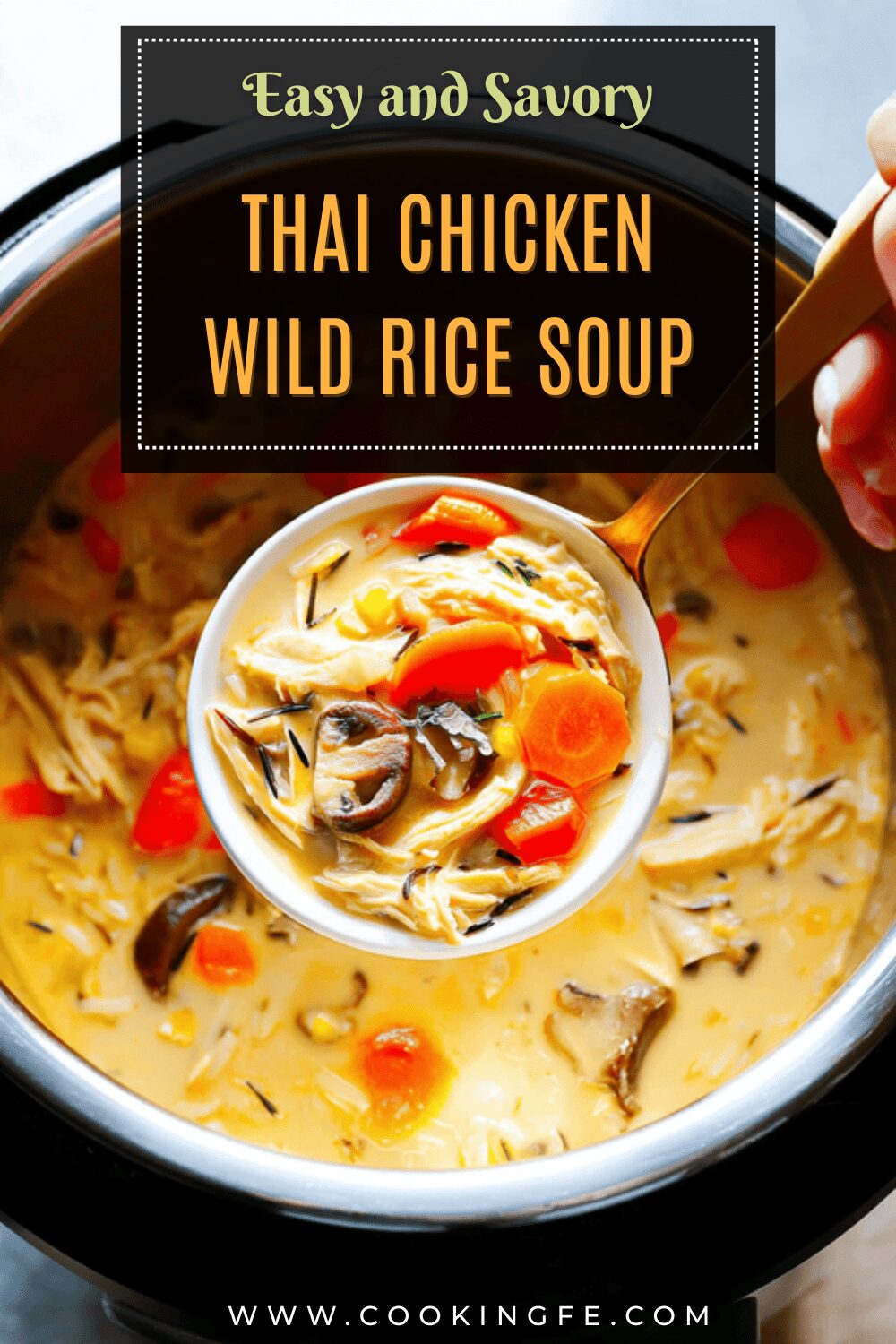 Thai Chicken Wild Rice Soup