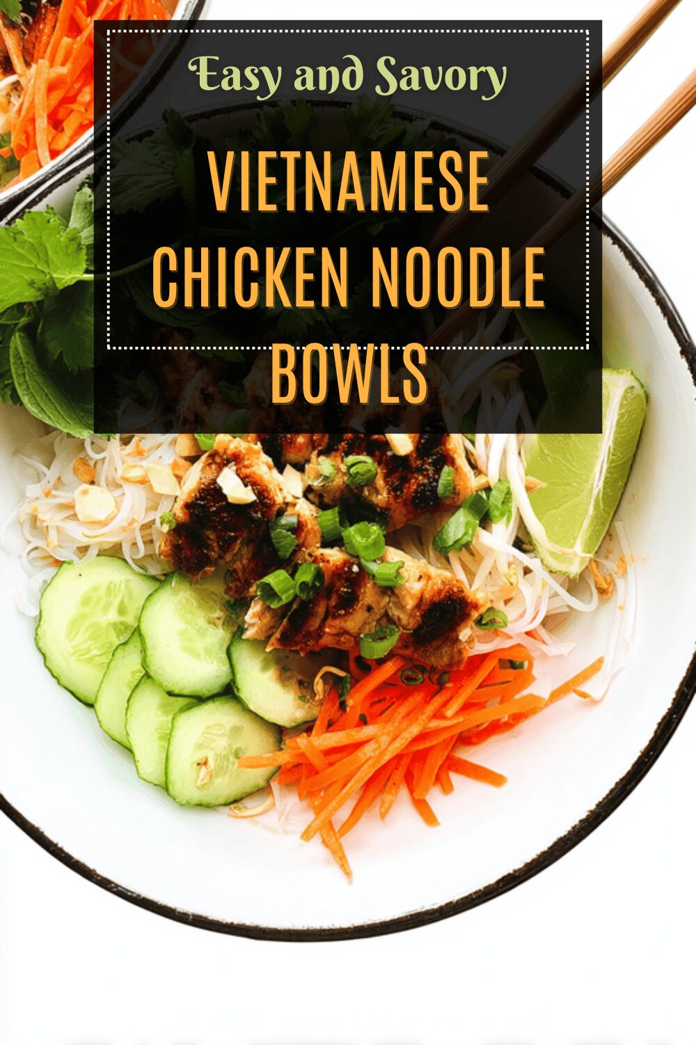 Vietnamese Chicken Noodle Bowls